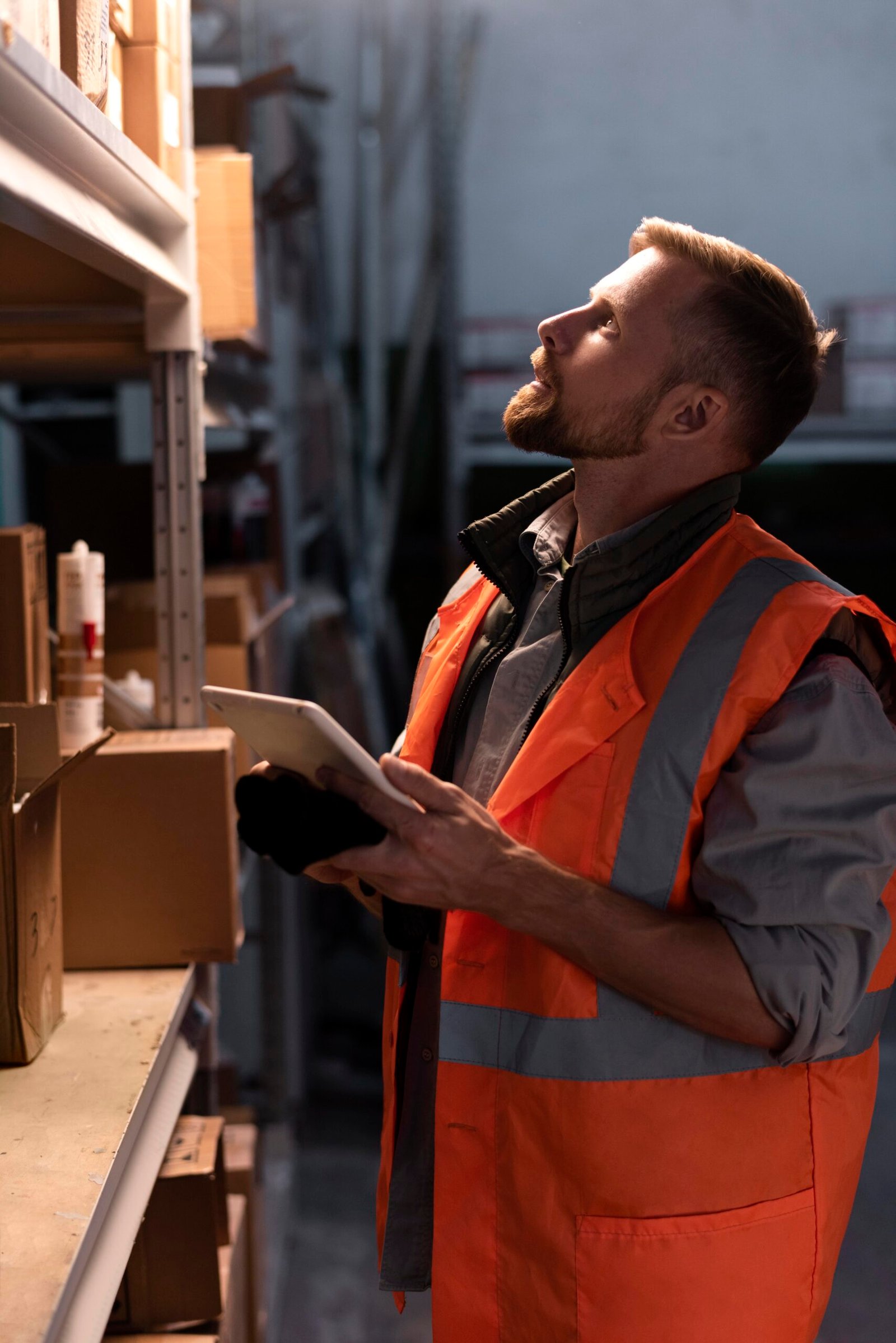 Warehouse team working with inventory operations