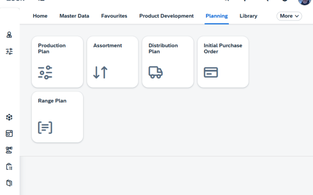 Look retail and wholesale interface